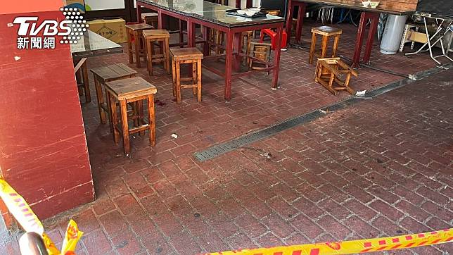 台中知名滷肉飯小吃店發生鬥毆命案。（圖／TVBS）