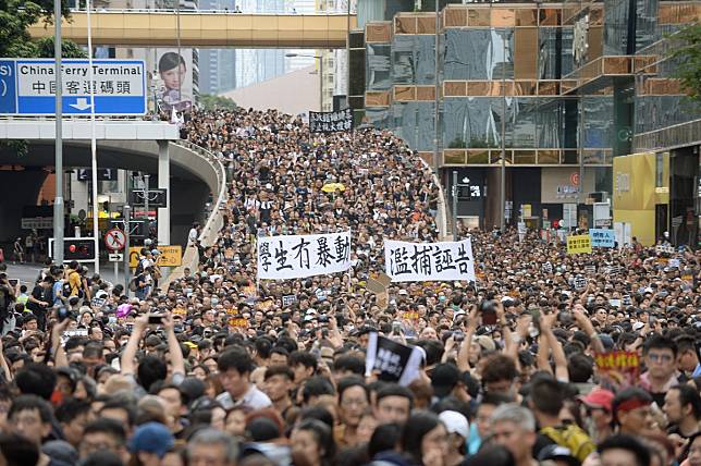 上周日有網民發起九龍區遊行。資料圖片