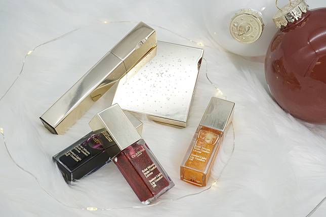 Shimmer & Shine妝品都用上金色包裝，簡約得來充滿高貴聖誕感覺，讓人心動。