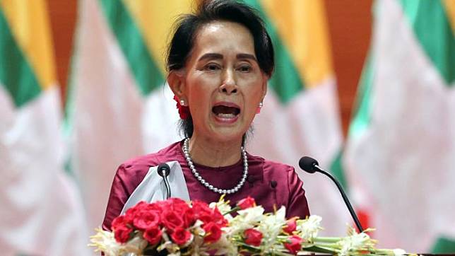 緬甸軍政府在3日對遭罷黜的前領導人翁山蘇姬(Aung San Suu Kyi)提出最重大的貪污指控。（圖／達志影像／美聯社）