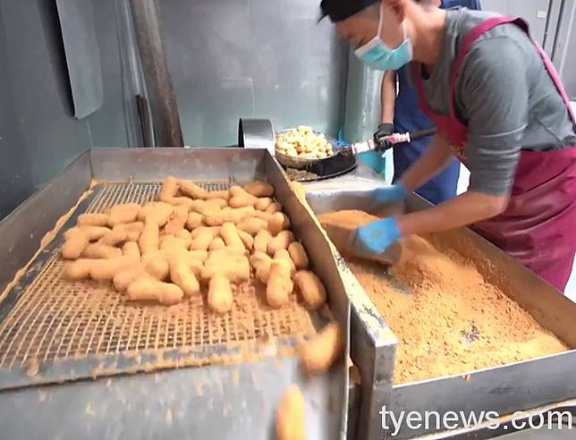 桃園「福隆麻粩」店傳三代，用心選料、製料顧品質。圖：第食台提供