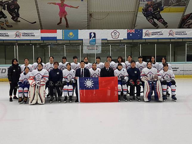 ▲中華U18冰球代表隊。（圖／中華民國冰球協會提供）