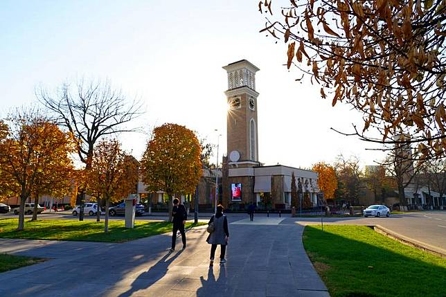 This photo taken on Nov. 26, 2024 shows the scenery in Tashkent, Uzbekistan. (Photo by Zafar Khalilov/Xinhua)