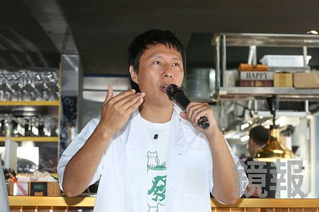 來自香港的張啟樂目前定居台灣，生了女兒的他，更是讚嘆台灣的醫療服務。董孟航攝