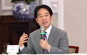 從總統賴清德到民進黨皆保持口徑一致，稱20%關稅僅為「暫時性稅率」，目前還沒談完。（圖／朱永強攝）