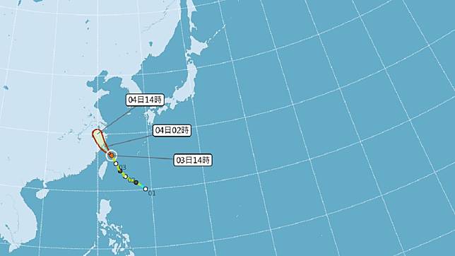 （圖／翻攝自中央氣象局官網）