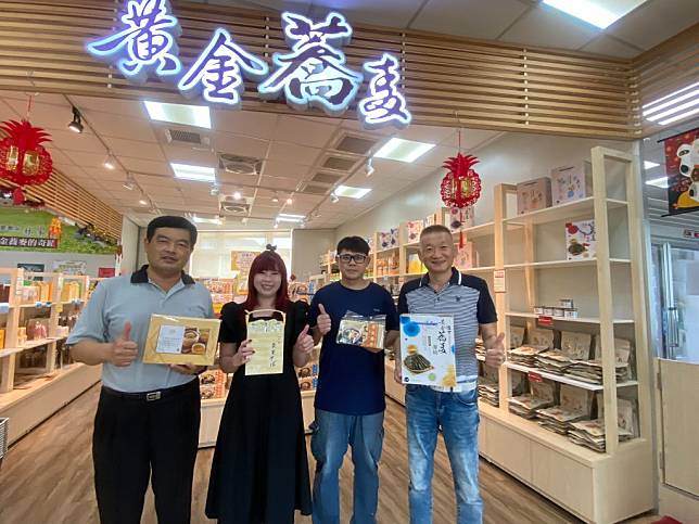 台灣黃金蕎麥館將把自己的產品帶往日本。（記者張淑娟攝）