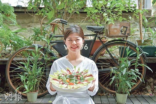 色香味俱全：食物造型師Gloria：「色、香、味，以色行先，賣相當然是食物重要的一環，因為好賣相等於上鏡等於instagrammable；但賣相和食味絕對不是矛盾的，兩者可以平衡。」（黃志東攝）