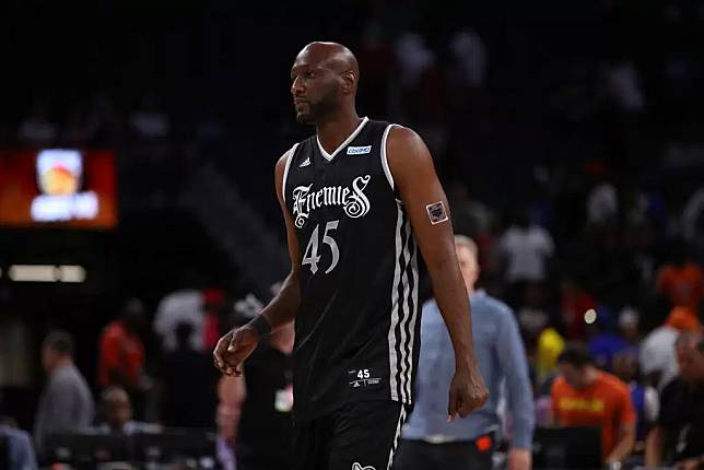 前湖人名將歐登（Lamar Odom）退役後相當精彩。法新社