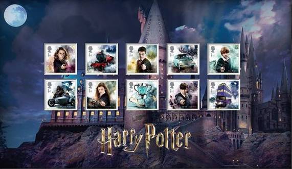 สาวกพ่อมดแฮร์รี่กรี๊ดหนัก แสตมป์ Harry Potter ของสะสมสุดลิมิเต็ด