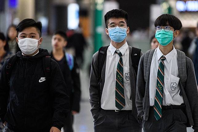 Classes across the city have been suspended since early February, because of the Covid-19 outbreak. Photo: AFP