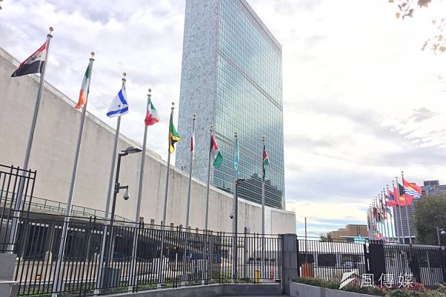 聯合國紐約總部：秘書處大樓（簡恒宇攝）