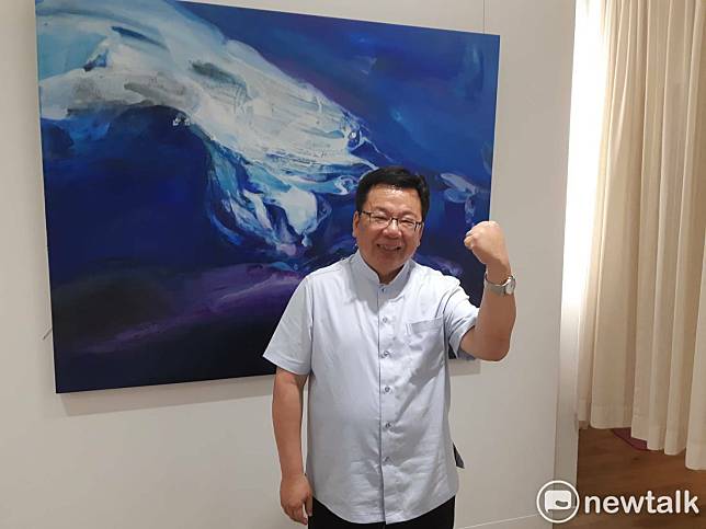 李俊俋強調，2022將打一場雲嘉嘉區域聯合選戰。   圖：蔡坤龍/攝