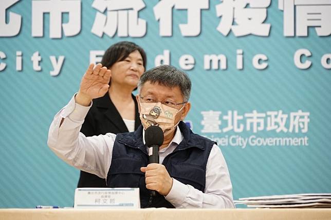 台北市長柯文哲13日下午說，將在中正紀念堂設置北市第3個車來速篩檢站。（北市府提供）
