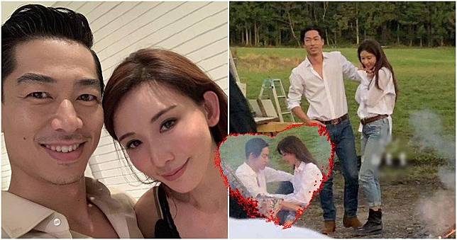 林志玲與Akira將於11月17日舉行婚禮，今日被網民發現拍攝結婚相。（網上圖片／明報製圖）