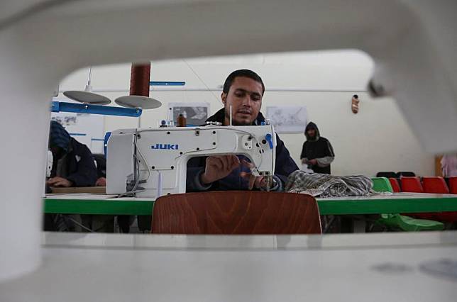 Photo taken on Jan. 4, 2024 shows a view inside the Aghosh camp in Pul-e-Charkhi locality on the eastern edge of Kabul city, Afghanistan. (Photo by Saifurahman Safi/Xinhua)