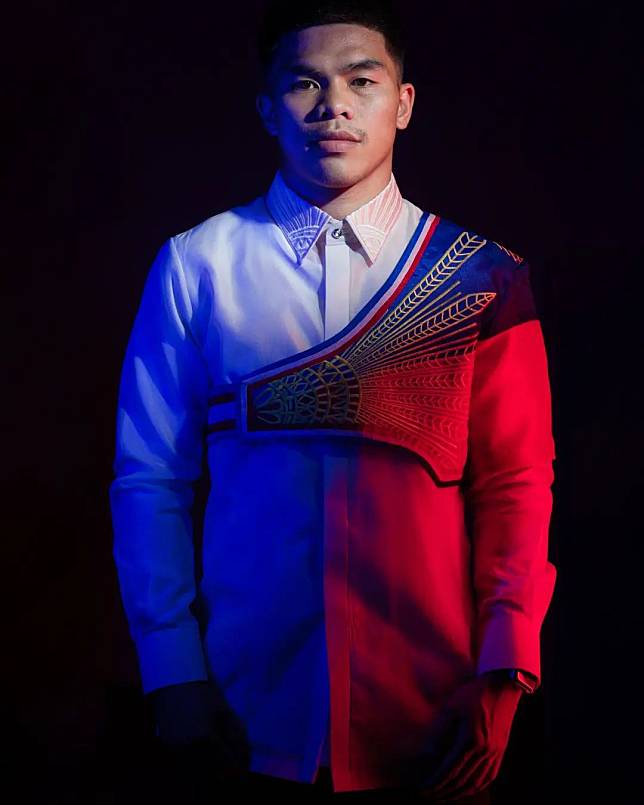 The Philippines’ Olympics opening ceremony uniform (Photo: Instagram / @francislibiran)