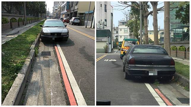 苗栗頭份有一輛黑色較，停在路邊整整6年沒移車，引發當地民眾議論紛紛。(圖／翻攝自我是頭份人臉書粉絲團)