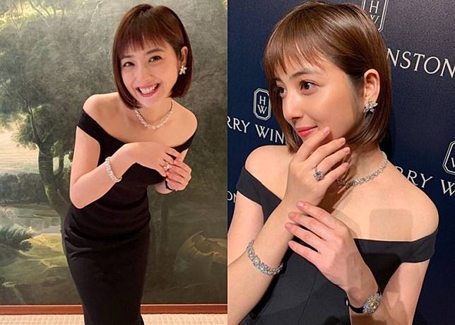 佐佐木希為珠寶品牌擔任開幕的剪綵嘉賓。