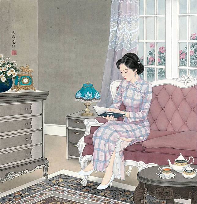 一名赛博格女性的高分辨率渲染图，背景为城市赛博朋克风格。 - MusesAI.io