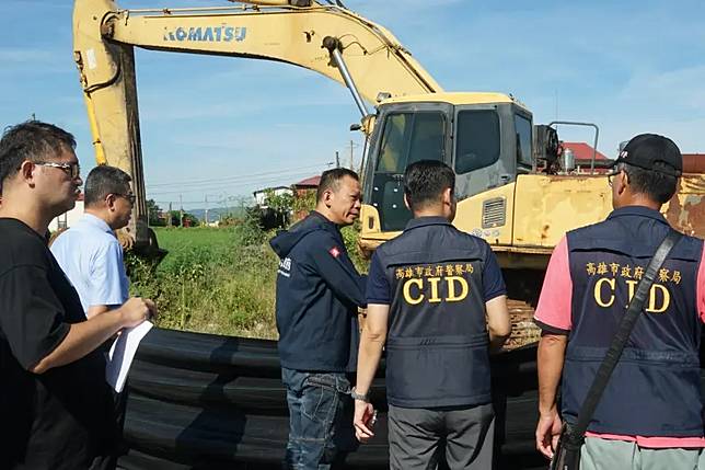 ▲ 高雄市政府自去年以來，針對美濃地區的盜採砂石案件展開嚴格查緝。（圖／翻攝畫面)