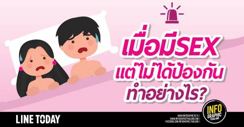 เมื่อ มี SEX แต่ไม่ได้ป้องกันทำอย่างไร?