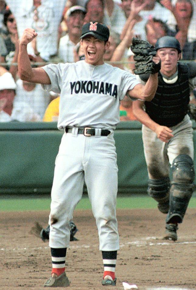 「平成怪物」松坂大輔曾在1998年夏季甲子園冠軍戰，投出無安打完封勝。（圖片來源 LINE TODAY：TPG/達志影像)  
