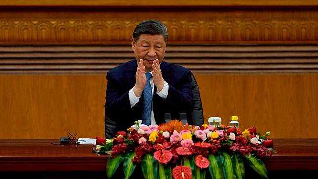 中國領導人習近平。美聯社