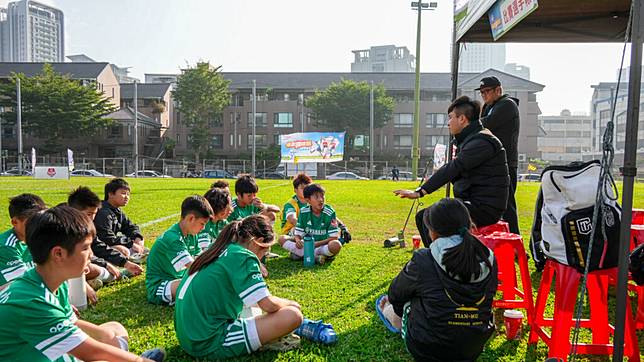 天母國小教練、球員有共識，回去要好好開會討論找回狀態。（圖：台灣山葉提供）