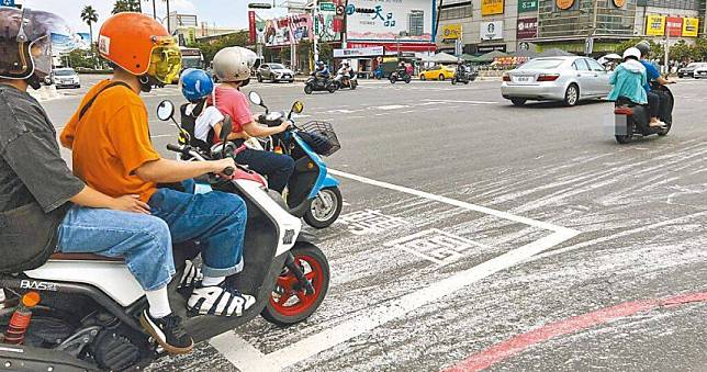 多個選擇！台南計畫取消機車兩段式左轉　但仍保留路口待轉區