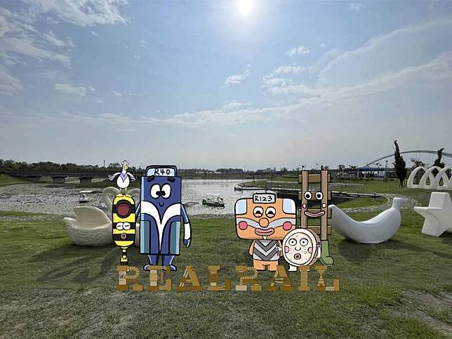超萌吉祥物「噹噹一族」全員都會到齊，將在潮州鐵道園區亮相。(模擬圖，屏東縣政府文化處提供)