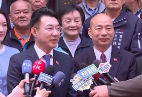 韓國瑜和江啟臣發聲明呼籲行政院執行法律案、立法院儘速審總預算（圖：資料照）