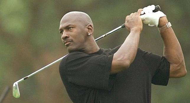 高爾夫球是Michael Jordan的長年興趣。（圖／美聯社／達志影像）