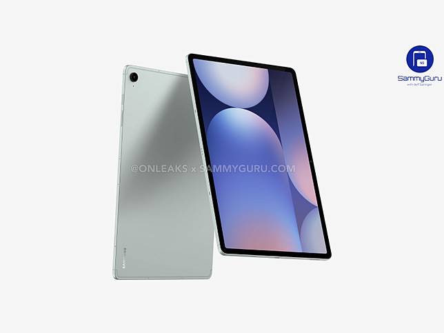 三星Tab S10 FE+傳螢幕加大至13.1吋 機身模擬圖疑洩外型設計