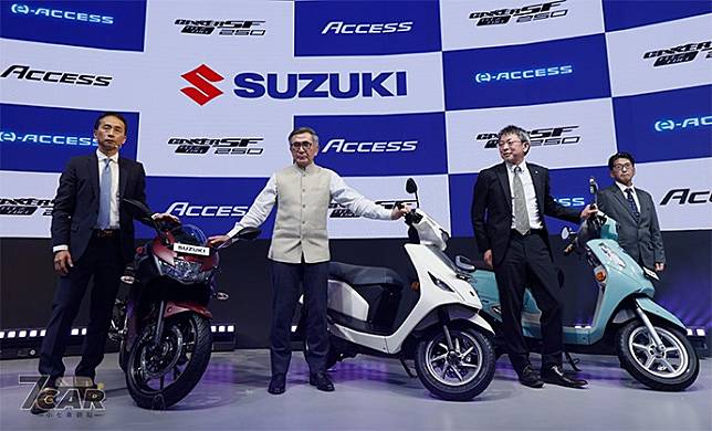 多元能源布局　Suzuki 發表三款全新機車