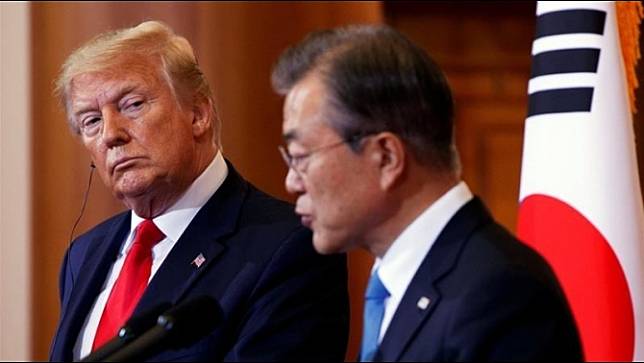 ผู้นำสหรัฐฯกับเกาหลีใต้หารือเพื่อหาทางรักษาการเจรจาเรื่องนิวเคลียร์กับเกาหลีเหนือ