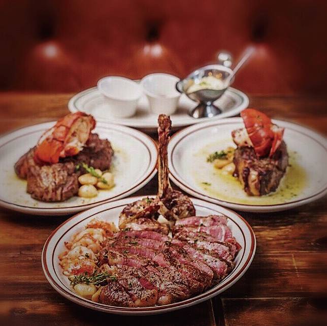  ▲	大份量超滿足的美式大牛排 (圖/紐約美式龍蝦牛排餐廳)