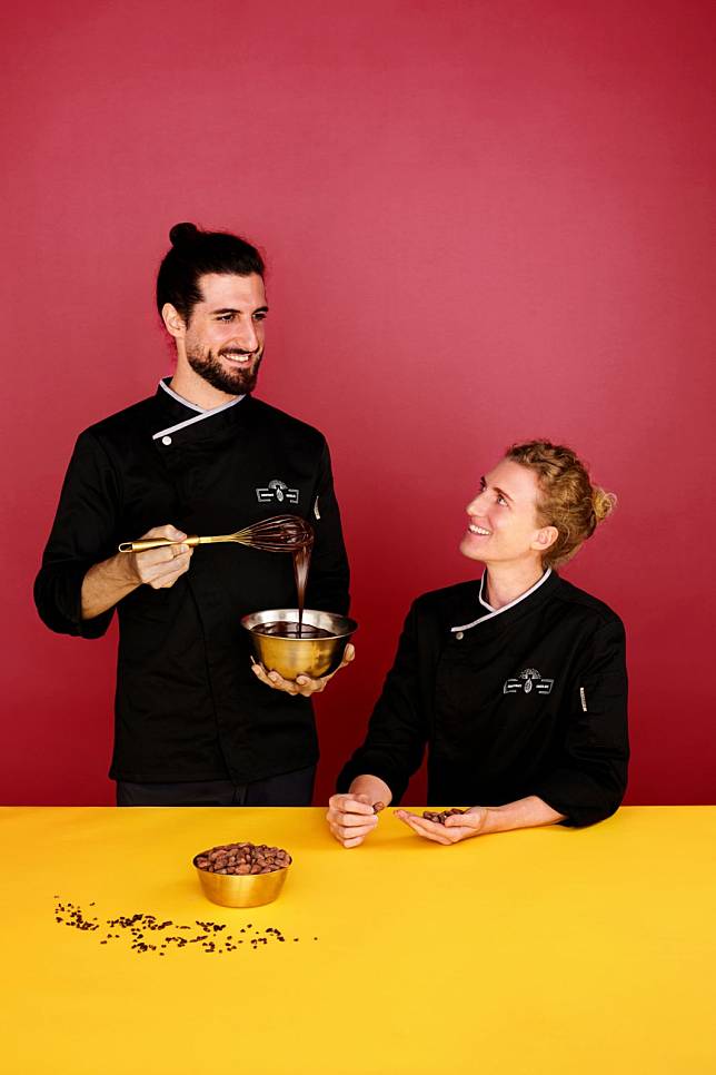 Amit Oz and Celine Herren of Conspiracy Chocolate (Photo: Zed Leets/ Tatler Hong Kong)