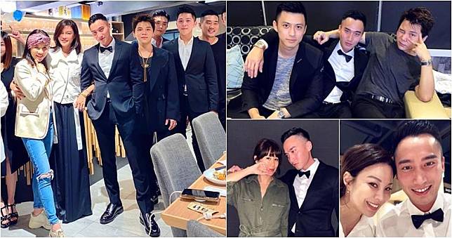 賴弘國昨晚生日前夕與大班朋友開派對慶祝。（賴弘國Instagram圖片 / 明報製圖）