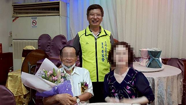 2025年5月19日三峽車禍肇事余姓老翁78歲，曾經榮獲模範父親。取自里長黃家賢臉書