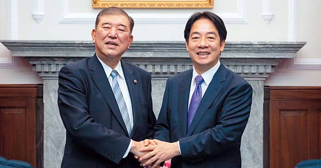 ▲日本新首相石破茂（左）8月曾來台，和總統賴清德對台日關係等議題交換意見。（圖／取自總統府網站）