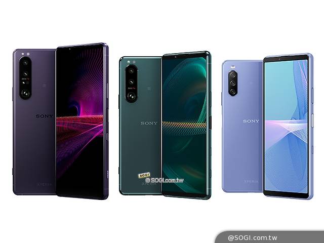 台灣上市版本有這些！Sony上架Xperia 1 III、5 III與10 III手機