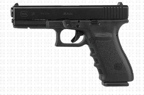 ▲奧地利克拉克( Glock )公司在推出Glock 21手槍。（圖／ Glock官網)