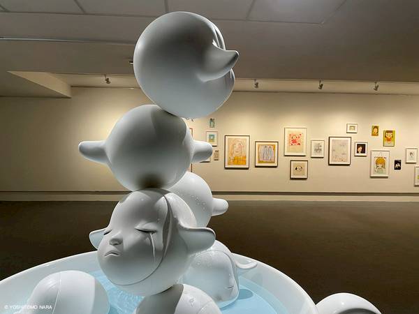 奈良美智 スノードーム Dreaming in the Fountain 奈良美智 Dreaming