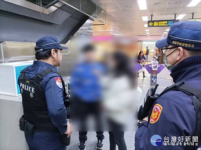 外籍母子來台就醫失散，桃捷警即時幫忙協尋團聚。