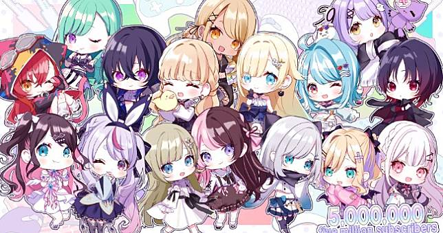 人氣高漲！VTuber團體VSPO頻道總訂閱破500萬，官方公開無料慶祝活動