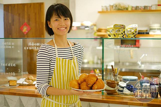 店長Cindy調整出台灣人會比較喜歡的司康口感。