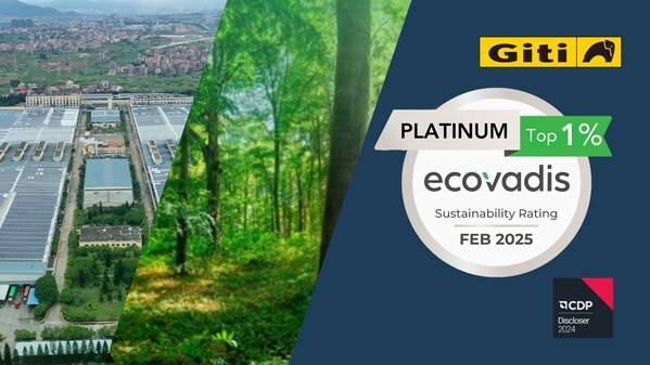 Giti Tire Awarded Platinum EcoVadis Award and CDP Disclosure Badge in 2025