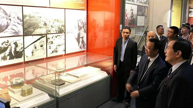 前總統馬英九今訪北京盧溝橋與北京故宮。馬辦提供