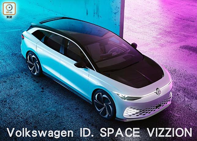 Volkswagen發表全新概念電動車ID. SPACE VIZZION， 並預告量產車型最快在2021年底發表。（互聯網）